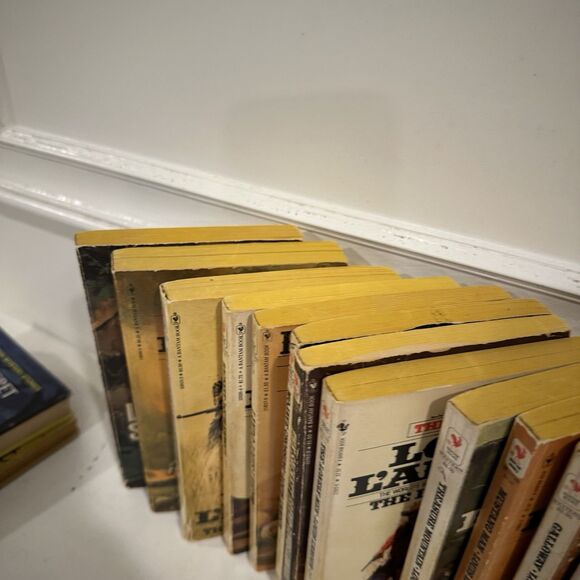 Louis Lamar Sacket Series 18 Book Complete Paperback Set - Picture 11 of 12